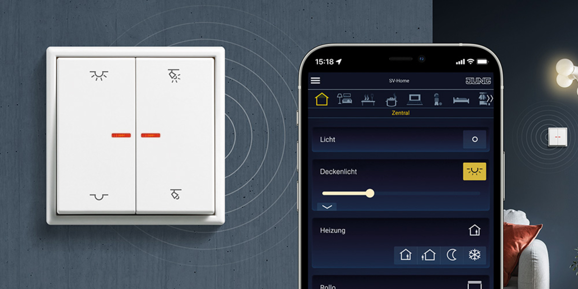 KNX RF Taster bei Katech Elektro in Nittenau